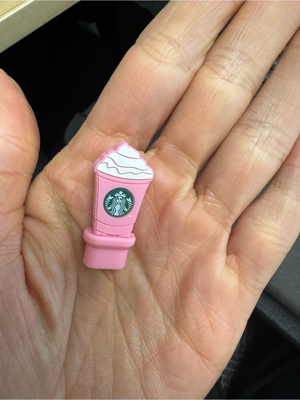 Starbucks Pink Mini Frappuccino stopper Accessory